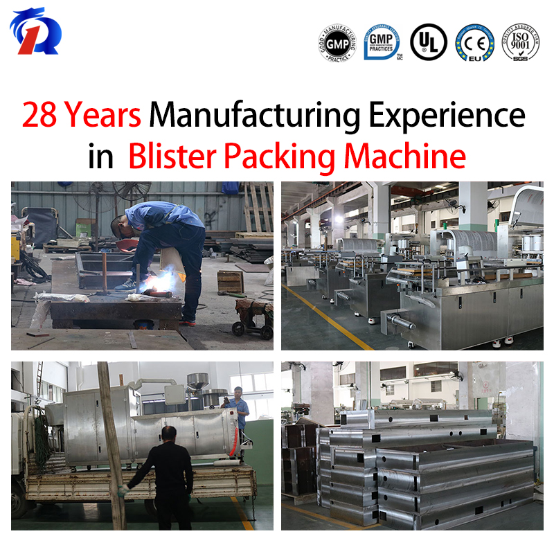 blister packing machine tablet packing