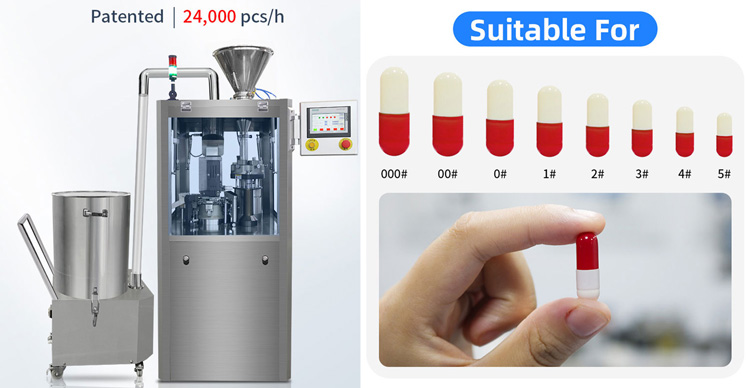 la macchina per il riempimento delle capsule