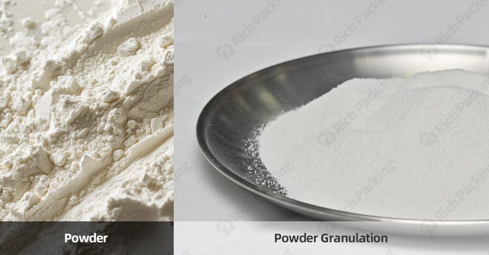 Powder dry granulation