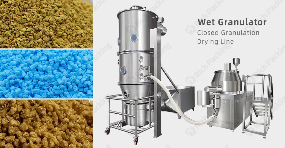 Wet Granulator-Closed Granulation  Drying Line