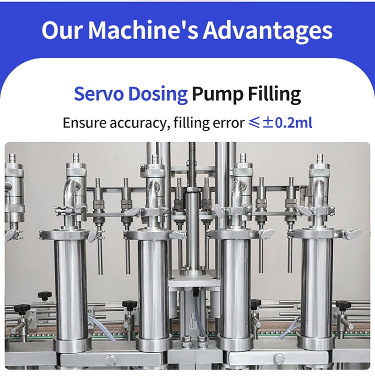 servo dosing liquid filling machine