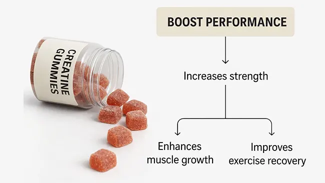 Creatine Gummies function