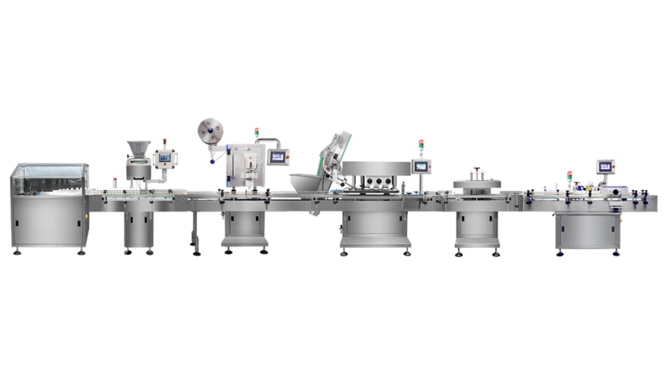 Rich Packing 8 Channel Tablet Counting Machine Production Line
