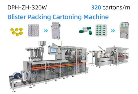 Linea di confezionamento blister e astucci ad alta velocità