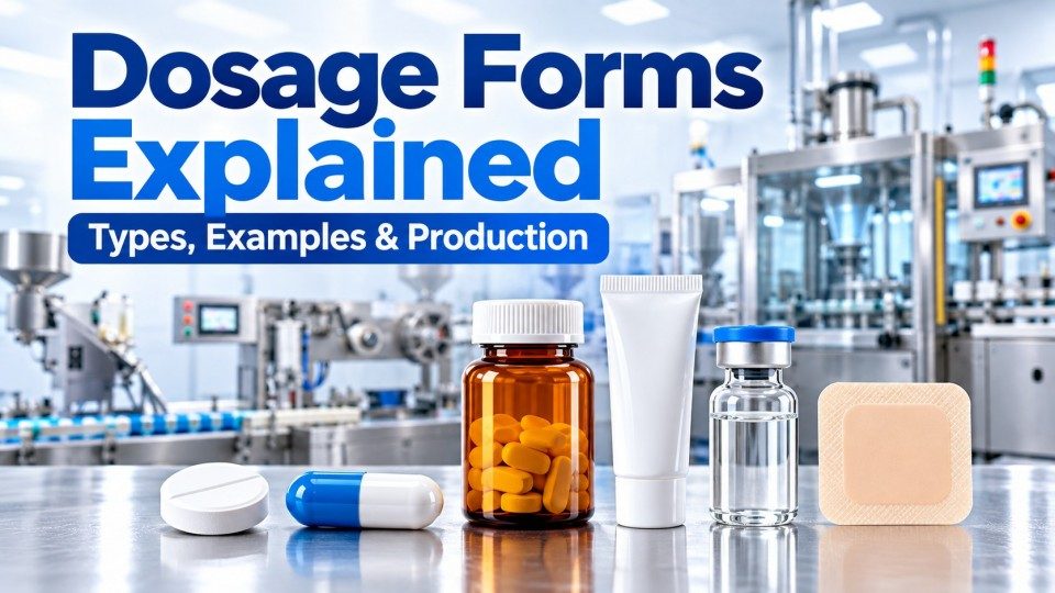 Cos'è una forma farmaceutica? Una guida completa a tipi, esempi e produzione farmaceutica