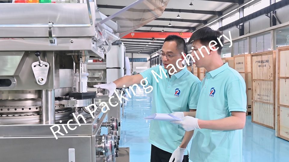 Laboratorio di produzione della stampa del tablet