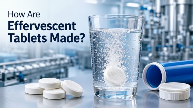 Come vengono realizzate le compresse effervescenti? Una guida pratica dagli ingredienti al confezionamento