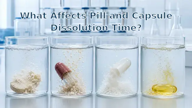 Cosa influisce sul tempo di dissoluzione di compresse e capsule? 8 fattori dalla formulazione alla produzione