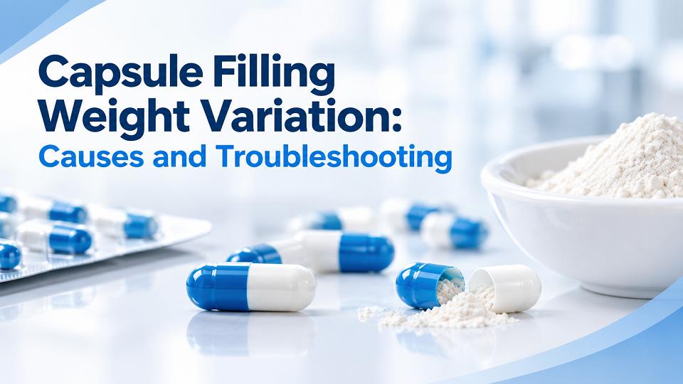 Variazione del peso nel riempimento delle capsule: cause e risoluzione dei problemi