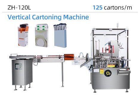 Macchina per imballaggio e confezionamento in cartone verticale ZH-120L