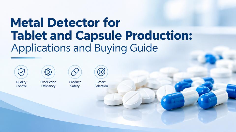 Metal detector per la produzione di compresse e capsule: applicazioni e guida all'acquisto
